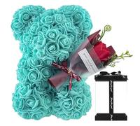 Cadeaux De Fleurs D'ours En Roses, Ours En Fleurs Mignon, Ours En Fleurs Avec Bouquet De Roses, Ours En Fleurs De Roses Avec Boîte-cadeau, Cadeaux Romantiques Pour Femmes, Petite Amie, Épouse, Maman