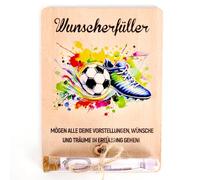 Cadeaux de football pour garçons, cadeaux d'argent pour l'anniversaire des fans de football et des amateurs de football Cadeau qui exauce les vœux pour les garçons et les hommes (1)
