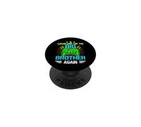 Cadeaux de Jeu Funny Leveling Up to Big Brother Again PopSockets PopGrip Adhésif