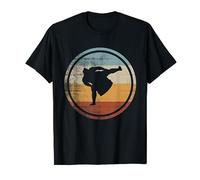 Cadeaux De Lutteur De Sumo De Lutte De Conception T-Shirt Vintage Rétro Noir Unisex Adulte Small Coupe Classique Manche Courte
