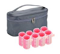 Cadeaux de mai Outils manuels de coiffage manuels de rouleau de bigoudi résistant à la chaleur de poignée de plastique(Ensemble de bigoudi)