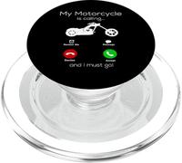 Cadeaux de Moto pour Homme My Motorcycle is Calling Biker PopSockets PopGrip pour MagSafe