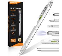 Cadeaux de No l pour adultes - Cadeaux pour hommes Stylo multifonction 9 en 1 Cadeau de No l pour papa Cadeaux pour lui Outil Cadeaux pour papa d