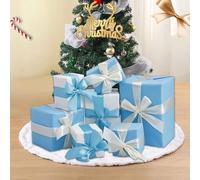 Cadeaux de Noël 2025 pour Femmes - Décorations et Boîtes Cadeaux sous le Sapin - Accessoires de Décoration de Fenêtre du Nouvel An - Tête Tachetée