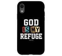 Cadeaux de Noël chrétiens versets bibliques Écritures My Refuge Coque pour iPhone XR