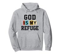 Cadeaux de Noël chrétiens versets bibliques Écritures My Refuge Sweat à Capuche
