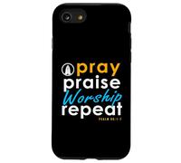 Cadeaux de Noël chrétiens versets bibliques Écritures priez louange Coque pour iPhone SE (2020) / 7 / 8
