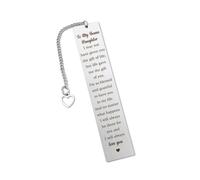 Cadeaux de Noël en bonus pour belle-fille de la part de belle-mère, beau-père, cadeau sentimental pour anniversaire, Saint-Valentin, marque-pages bonus pour belle-fille