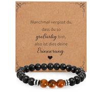 Cadeaux de Noël pour homme Bracelet de perles de 8 mm Cadeau Secret Santa Cadeau Petit cadeau pour calendrier de l'Avent Cadeau pour homme Coffret cadeau pour homme Cadeau pour homme Cadeaux pour
