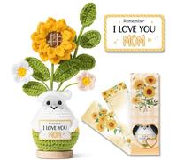 Cadeaux de Noël pour maman de la part de sa fille, fils, enfants, meilleure maman, idée de cadeau d'anniversaire pour belle-mère, cadeau pour femme, soutien émotionnel fait à la main, crochet en