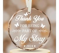 Cadeaux de remerciement n'oubliez jamais la diffrence que vous faites Cadeau d'ornement rond de Nol Cadeaux de remerciement parfaits pour les f