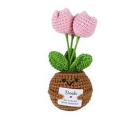 Cadeaux de remerciement, poupée tulipe tricotée, pomme de terre positive allemande, porte-bonheur, petit cadeau de remerciement pour amis, collègues et famille