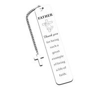 Cadeaux de remerciement pour homme et femme - Marque-pages bibliques pour Dieu Père - Cadeaux de Noël - Marque-pages religieux pour l'étude de la Bible ordinaire - Fournitures de Noël