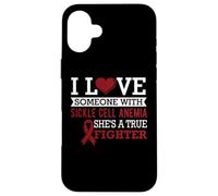 Cadeaux de ruban du mois de sensibilisation à la drépanocytose Coque pour iPhone 16 Plus