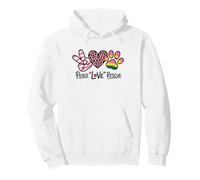 Cadeaux de Sauvetage d'animaux pour Hommes, Femmes, Enfants, Paix, Amour, Adopter Un Chat Sweat à Capuche