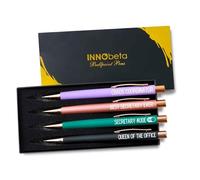 Cadeaux de secrétaire pour femme, jour des secrétaires, cadeaux de jour professionnel administratif pour appréciation, Noël, anniversaire, stylo à bille, stylo inspirant, outils de bureau pour