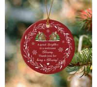 Cadeaux de voisin D corations de No l Ornement de voisin Cadeau Cadeaux d'anniversaire de No l pour les amis du quartier BFF Bestie Ses femmes D