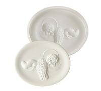 Cadeaux en silicone robuste - Moules - Cordes d'aide artistiques - Moule en résine - Plateau cameo avec bords - Pour la décoration de la maison