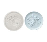 Cadeaux en silicone robuste - Moules - Cordes d'aide artistiques - Moule en résine - Plateau cameo avec bords - Pour la décoration de la maison