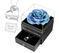 Cadeaux Fete des Meres, Migliore Mamma Del Mondo Cadeaux Rose Eternelle Fête des Mères, Rose Eternelle, Coffret Cadeau Femme Cadeau Maman Grand-mère Cadeau Anniversaire Femme
