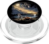 Cadeaux Graphiques Vintage en Forme d'animal rétro Punch Monkey Moon des années 90 PopSockets PopGrip pour MagSafe