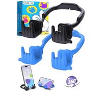 Cadeaux Homme Femme Garcon Fille Ans Noel Support Telephone: Lot de 2 Faire le Signe Rock Support Téléphone Bureau Réglable pour Enfants Adultes Cadeaux idées Gadgets Cool pour Noël Anniversaire