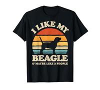 Cadeaux « J'aime mon beagle et peut-être comme 3 personnes » pour les amoureux des chiens T-Shirt