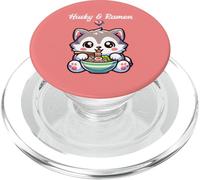 Cadeaux japonais Husky & Ramen Lovers pour les amateurs de nouilles PopSockets PopGrip pour MagSafe