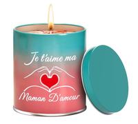 Cadeaux Maman Original Bougie parfumées Cadeau Fete des Meres d'Aromathérapie à la Cire de Soja Coffret Pour Femme Noel Fête des mères Cadeau Anniversaire
