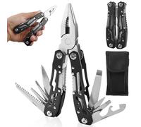 Cadeaux multi-outils pour hommes, outil multi-outils pour la Saint-Valentin, outil multifonction en acier inoxydable, outil multifonction pliant couteau multifonction, pince multifonction avec sac de