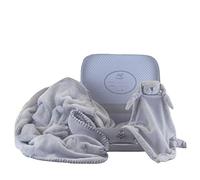 Cadeaux Originaux pour Les Nouveau-nés | Couverture de canastille pour bébé et Doudou | 3-6 Mois (Bleu) | BebeDeParis