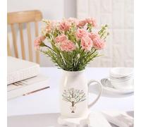 Cadeaux personnalisés pour Maman Grand-mère, Vase à Fleurs personnalisé pour la fête des mères avec 2-9 Noms Vase à Fleurs personnalisé en céramique pour Maman Cadeaux de la Fille (Style 3)