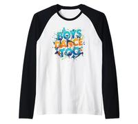 Cadeaux pour Danseurs et Danseuses Dance Too Cool pour garçons Manche Raglan