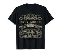 Cadeaux pour Enfants de 66 Ans 66e Anniversaire Novembre 1959 Édition limitée T-Shirt