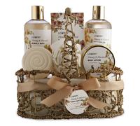Cadeaux pour femmes pour paniers-cadeaux de No l pour les femmes qui ont tout la maison Spa Honey & amander Scent - Baignoire de luxe et ensemb