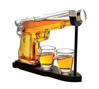 Cadeaux pour homme papa, ensemble carafe à whisky The Wine Savant avec verres, cadeaux d'anniversaire uniques pour lui, mari, grand-père, distributeur de liqueur de tequila cool pour bar à la maison