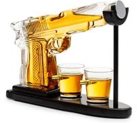 Cadeaux pour homme papa, ensemble carafe à whisky The Wine Savant avec verres, cadeaux d'anniversaire uniques pour lui, mari, grand-père, distributeur de liqueur de tequila cool pour bar à la maison