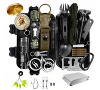 Cadeaux pour Hommes, Adolescents, Pères, Maris, Petits Amis, Frères - Équipement Essentiel pour le Camping, la Randonnée et Les Aventures en Pleine Nature, Kit de Survie