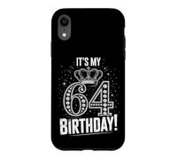 Cadeaux pour Hommes et Femmes de 64 Ans, C'est Mon 64e Anniversaire Coque pour iPhone XR