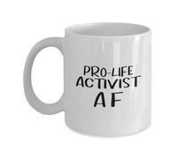 Cadeaux Pour L’Af Activiste Pro-Vie Mug Drôle Mug À Café Modernes Tasses À Thé Pour Cuisine Cappuccino Boissons Chaudes 330Ml