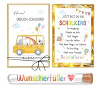 Cadeaux pour la rentrée des classes, coffret cadeau pour enfant avec tube à essai, cartes, guirlande lumineuse et boîte cadeau, rentrée scolaire, cadeau de rentrée des classes, cadeau pour garçons et