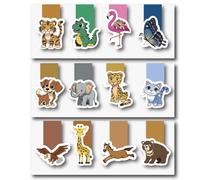 Cadeaux pour lecteurs et écrivains marque-pages magnétiques - Lot de 12 | Lot de supports de page | Clips de support de livre pour la lecture, marque-pages pour enfants, idée cadeau pour les lecteurs,