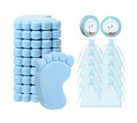 Cadeaux Pour Les Invités Lors D'une Fête De Révélation Du Genre,10 Ensembles D'attentions Faites À La Main En Forme D'Empreinte - Pour Les Invités Shower Gender Reveal Party Et