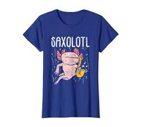 Cadeaux pour Les Joueurs de Saxophone, idées Cadeaux de Saxophone T-Shirt, Femme, Bleu Royal, 3XL