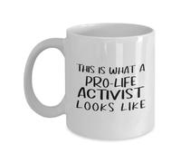 Cadeaux Pour Les Militants Pro-Vie Tasses À Thé Élégantes Tasse Avec Anse Tasse À Café Pour Boissons Chaudes Cacao L'École 330Ml