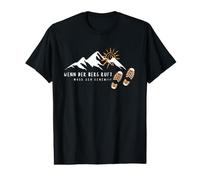 Cadeaux pour Les randonneurs et Les alpinistes - When The Mountain Calls T-Shirt Graphique avec Valeur