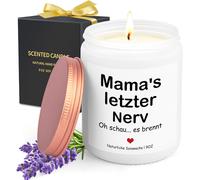 Cadeaux Pour Maman, Cadeau D'anniversaire, Bougie Parfumée À La Lavande De 9 Oz, Dans Un Verre, Cadeau Pour Femme, Cadeau De Noël, Cadeau De Fête Des Mères, Meilleur Cadeau Pour La Fête Des Mères, De