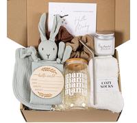 Cadeaux pour nouvelle maman et cadeaux de fête prénatale pour filles, panier cadeau de 7 pièces pour nouvelle maman après la naissance, cadeaux de grossesse pour les premières mamans, future maman -