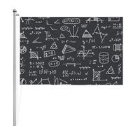 Cadeaux pour professeur de mathématiques,Drapeau de jardin, bannière décorative, drapeau double face, 2 x 3 pieds, pour extérieur et intérieur