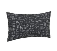 Cadeaux pour Professeur de mathématiques,Housse de Coussin décorative en Polyester, Douce, 30 x 50 cm